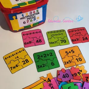 Cover image for Ebook MULTIPLICATION + FRACTION PUZZLE 