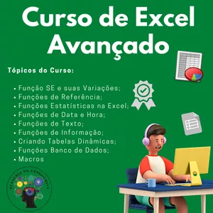 Imagem de capa para o Curso online Curso de Excel Avançado