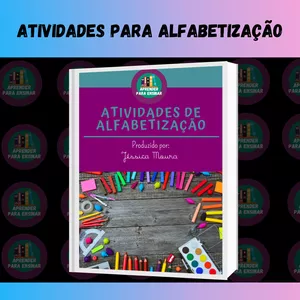 Imagem de capa para o Ebook Atividadades para alfabetização.