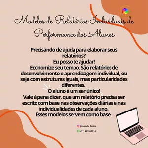 Imagem de capa para o Ebook MODELOS DE RELATÓRIOS INDIVIDUAIS DE APRENDIZAGEM