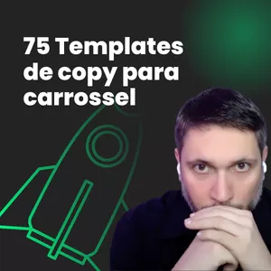 Imagem de capa para o Ebook 75 Templates de Copy para você vender Mentorias de Alto Valor