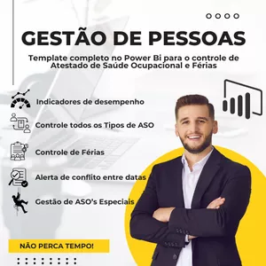 Imagem de capa para o Ebook Controle Completo de Exames periódicos e Férias no Power BI