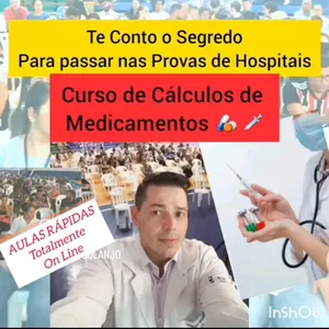 Imagem do curso CURSO RÁPIDO DE CÁLCULO DE MEDICAMENTOS para Provas e Concursos 2025