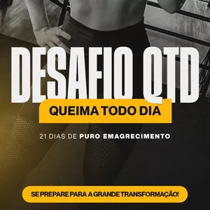 Imagem de capa para o Curso online Desafio QTD - Queima Todo Dia