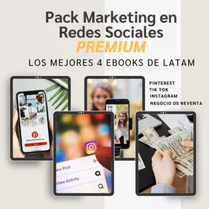 Imagen de portada para Curso online Pack marketing en redes sociales PREMIUM