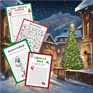 Imagem de capa para o Ebook Atividades divertidas de Natal