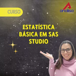 Imagem de capa para o Curso online Estatística Básica em SAS Studio