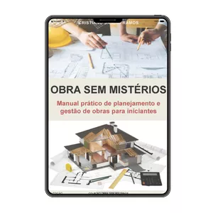 Imagem de capa para o Ebook Manual prático de planejamento e gestão de obras para iniciantes