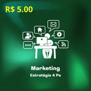 Imagem de capa para o Ebook Aula Pronta - Marketing: Estratégias 4 Ps