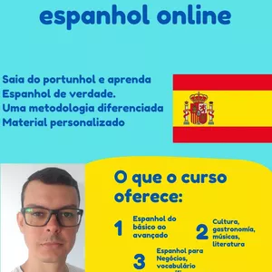 Imagen de portada para Curso online Curso Espanhol para Brasileiros 