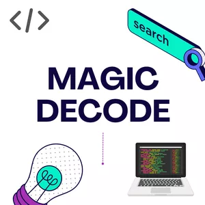 Imagem de capa para o Curso online MAGIC DECODE: Guia Prático para Decifrar a Linguagem da Programação