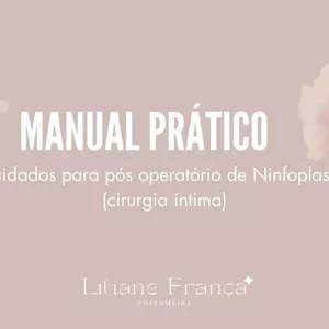 Imagem de capa para o Ebook Ninfoplastia (cirurgia íntima) orientações 