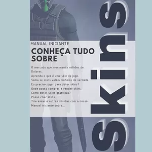 Imagem de capa para o Ebook Manual iniciante das Skins de Jogos