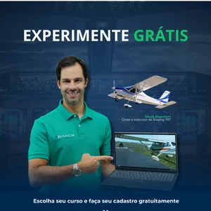 Imagem de capa para o Curso online Experimente Grátis - Curso de Piloto Privado