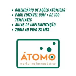 Marketing para Farmácias e Drogarias - Visão geral, pack de artes personalizáveis e Calendário de Ações Atômicas
