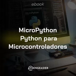 Imagem de capa para o Ebook MicroPython - Python para Microcontroladores