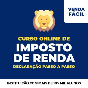 Imagem de capa para o Curso online Curso de Imposto de Renda