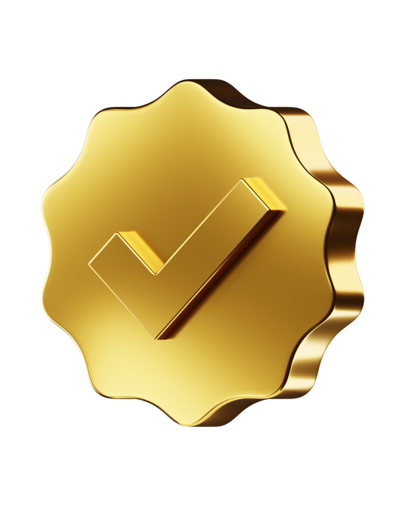 Verificado dourado