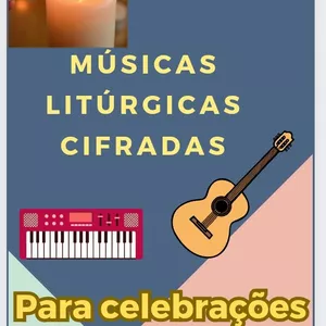 Imagem de capa para o Ebook Músicas Litúrgicas Cifradas para Celebrações  Tempo Pascal