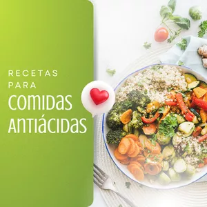 Imagen de portada para Curso online Recetas para Comidas Antiácidas