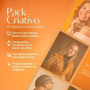 Imagem de capa para o Curso online Pack Criativo