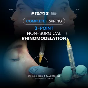 Cover image for Online course Three-Point Technique for Non-Surgical Rhinomodeling