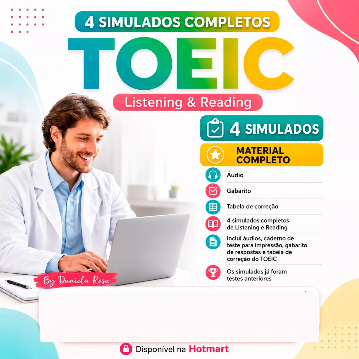 4 Simulados Completos TOEIC - Listening e Reading