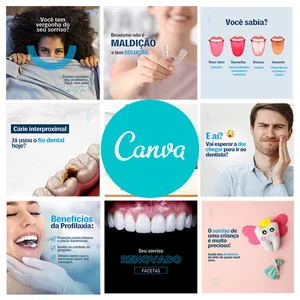 Imagem de capa para o Curso online 100 Posts de Odontologia 