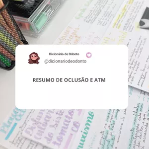 Imagem de capa para o Ebook Resumo de Oclusão e ATM