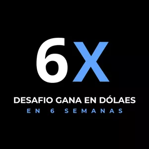 Imagen de portada para Curso online Desafío 6X: Tus Primeros Dólares en 6 semanas