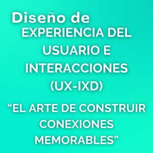 Imagen de portada para Curso online Curso de Diseño de Experiencias del Usuario e Interacciones (UX-IxD) "El arte de diseñar experiencias"