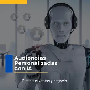 Imagen de portada para Ebook Audiencias Personalizadas con ChatGpt | Guía para Emprendedores y Dueños de Negocio.
