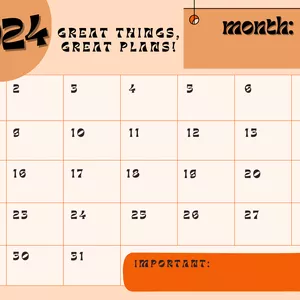Imagem de capa para o Ebook WEEK PLANNER + PLANNER MENSAL + Wallpaper 2024