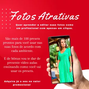 Imagem do curso Fotos Atrativas - Packs de Presets Lightroom