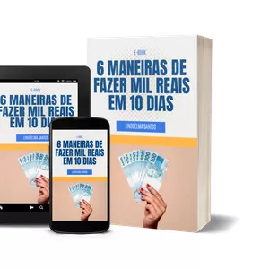 Imagem de capa para o Ebook 6 maneiras de fazer mil reais em 10 dias