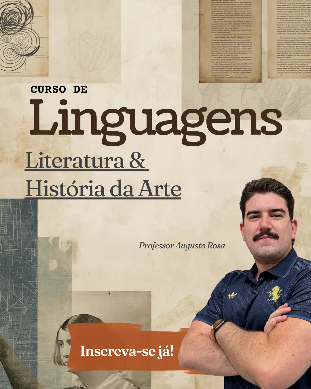 Imagem de Curso Extensivo de Linguagens - Literatura e História da Arte criado por AUGUSTO FERREIRA SAMPAIO ROSA na hotmart
