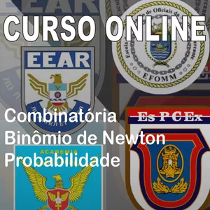 Imagem de capa para o Curso online Curso de Combinatória, Binômio e Probabilidade para EsPCEx/AFA/EFOMM/EEAr/Escola Naval