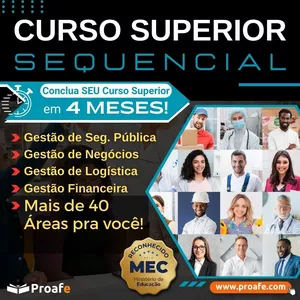 Imagem do curso Curso Superior Sequencial - Formação Acelerada!