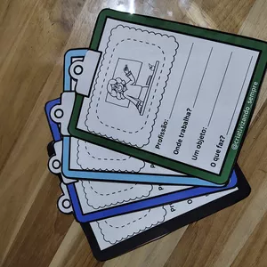 Imagem de capa para o Ebook PRANCHETA INTERATIVA DAS PROFISSÕES