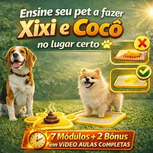 Imagem de Adestramento de cachorro – Xixi e Cocô no Lugar Certo criado por JSB ADESTRAMENTO DE ANIMAIS na hotmart