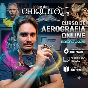 Imagem do curso Aerografia para Modelistas, Figureiros, Makers e Miniaturistas 2026