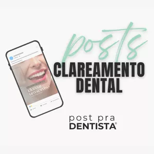 Imagem de capa para o Curso online Posts Clareamento by Clube Post Pra Dentista® Série 1