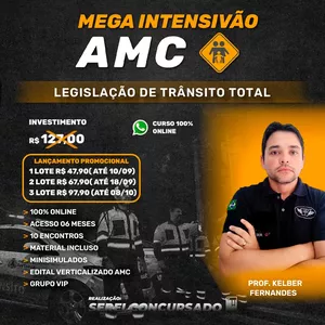 Imagem de capa para o Curso online Mega Intensivão -AMC(CTB)