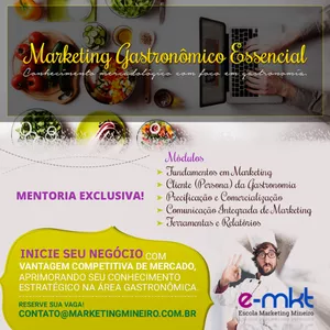 Imagem de capa para o Serviço online Mentoria Marketing Gastronômico Essencial