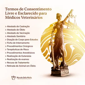 Imagem de capa para o Ebook Termos de Consentimento Livre e Esclarecido para Médicos Veterinários