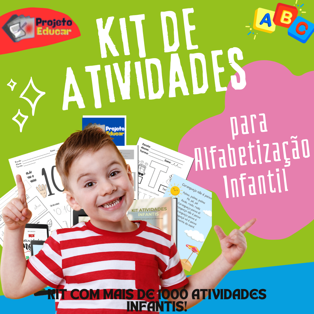 Imagem do curso KIT ATIVIDADES PARA ALFABETIZAÇÃO INFANTIL