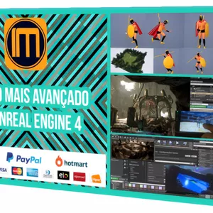 Imagem de capa para o Curso online Curso Mais Avançado de Unreal Engine 4