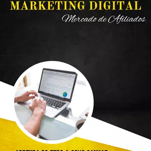 Imagem de capa para o Ebook Marketing Digital - Mercado de afiliados