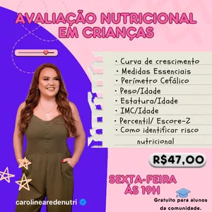 Imagem do curso AVALIAÇÃO NUTRICIONAL EM CRIANÇAS