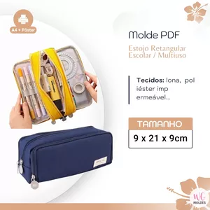 Imagem de capa para o Ebook MOLDE ESTOJO RETANGULAR MULTIUSO